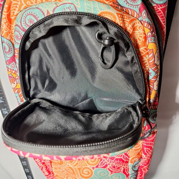 Vibedration Hydration Backpack w/o bladder - turquoise/orange pattern - … main image 4